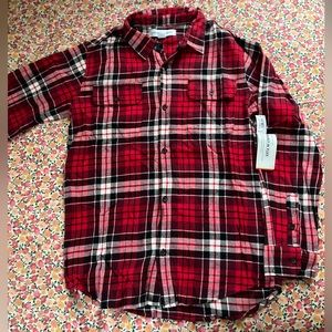 Old Navy Plaid Flannel Utility Shirt